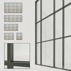 Panoramic windows Stained glass window